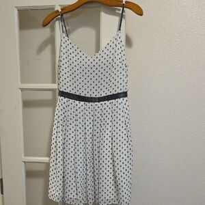 Sam Edelman Black and White Polka Dot Mini Dress